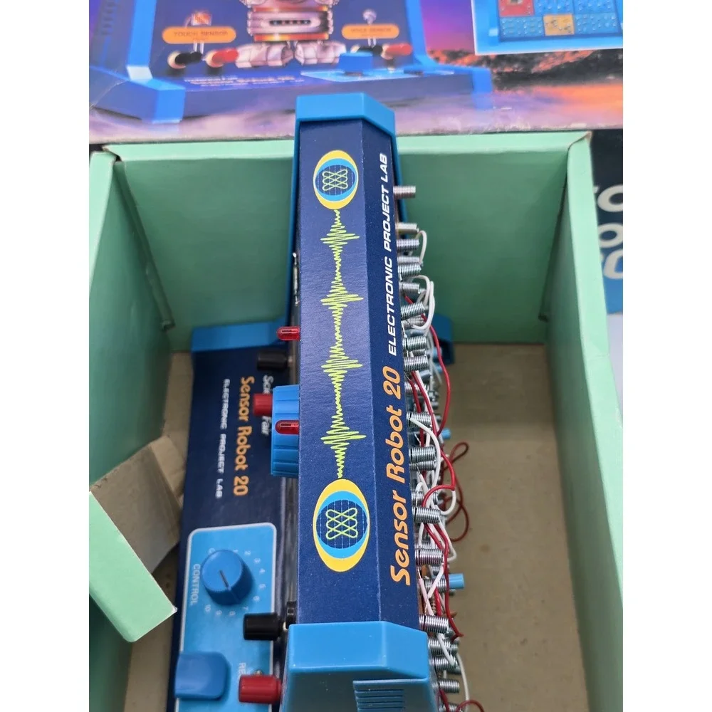 Vintage Radioshack Science Fair SENSOR ROBOT 20 Electronic‎ Project Lab